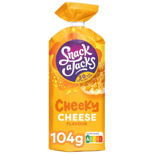 [1430925] Galette de riz Snack-a-Jacks Cheese paquet 104g