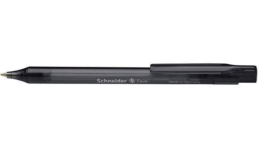 [1430341] Stylo bille Schneider Fave Medium noir