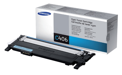 [416208] Cartouche toner Samsung/HP CLT-C406S bleu