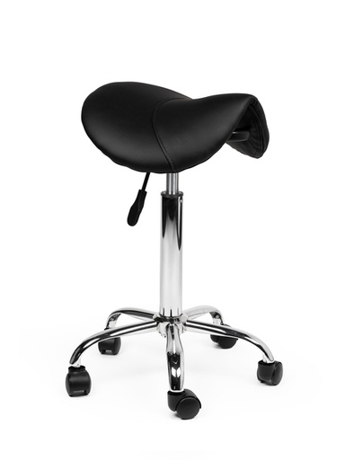 [1430208] Siège amazone Office Medium roulettes dures noir