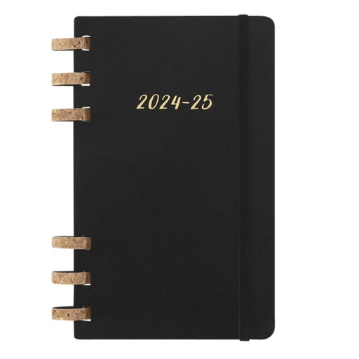 [1430291] Agenda 2024/2025 Moleskine 12M Academic planner 7dagen/2pagina's large sc black