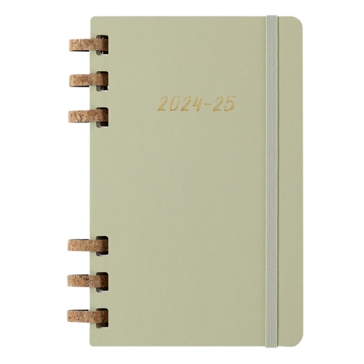 [1430295] Agenda 2024/2025 Moleskine 12M Academic planner 7dagen/2pagina's large hc crush kiwi