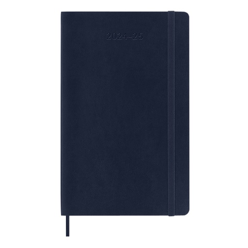 [1430296] Agenda 2024/2025 Moleskine 18M Planner Weekly 7dagen/1pagina large sc sapphire blue