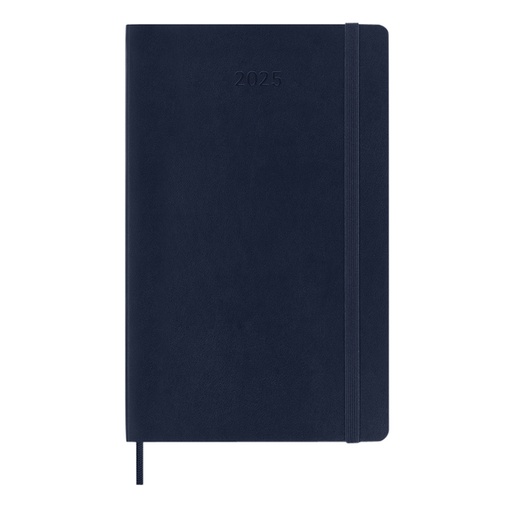 [1430306] Agenda 2025 Moleskine 12M Planner Weekly 7dagen/1pagina large sc sapphire blue