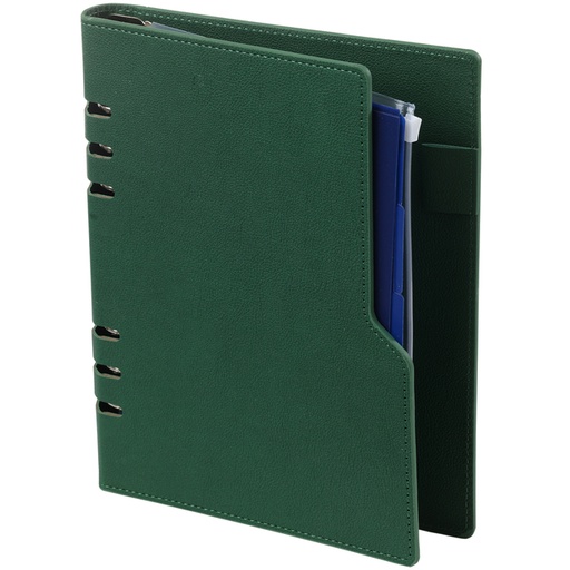 [1430665] Organiseur Kalpa Clipbook A4 inclusif agenda 2024-2025 7 jours/2 pages vert