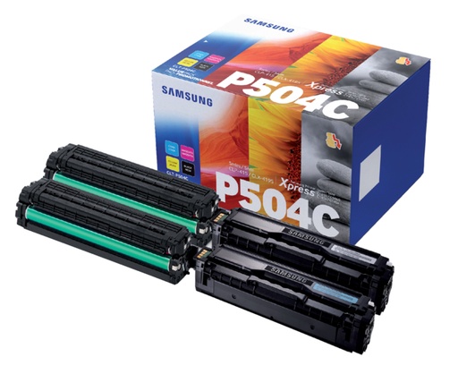 [412481] Cartouche Toner Samsung/HP CLT-P504C noir+couleur