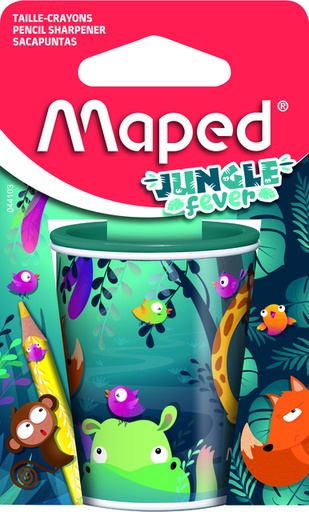 [1430654] Taille-crayon Maped Jungle fever 2 trous