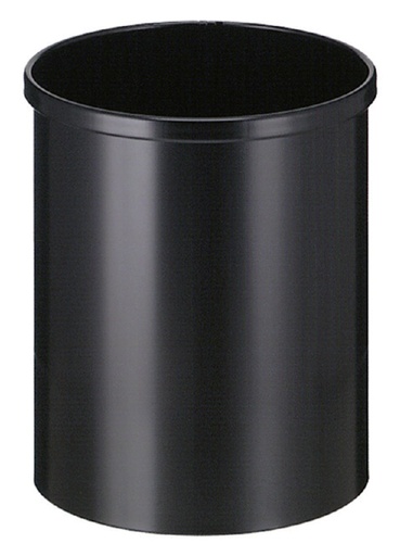 [394794] Corbeille à papier Vepa Bins ronde Ø25,5cm 15L noir