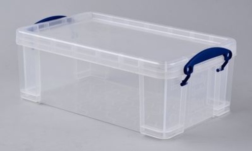 [1431219] Opbergbox Really Useful 5 liter 340x200x125mm transparant wit