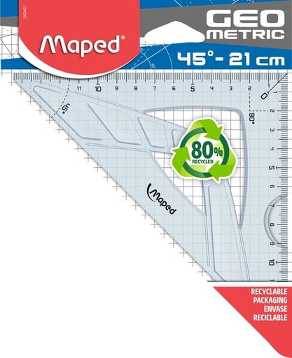 [1429438] Geodriehoek Maped Geometric 21cm