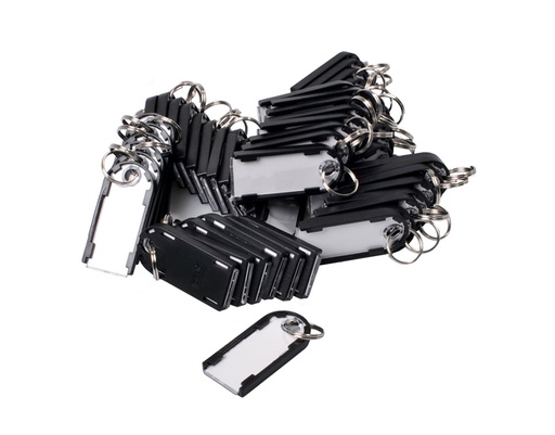 [1431143] Porte-clés magnétique Pavo Magnettag noir 50 pièces