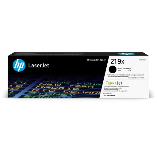 [1429385] Cartouche toner HP W2190X 219X noir