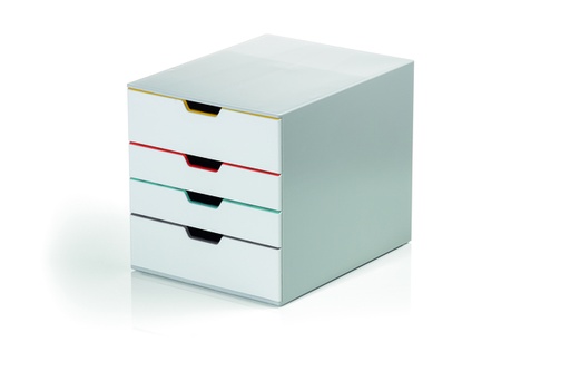 [1431238] Module de classement 4 tiroirs Durable Varicolor couleurs mixtes