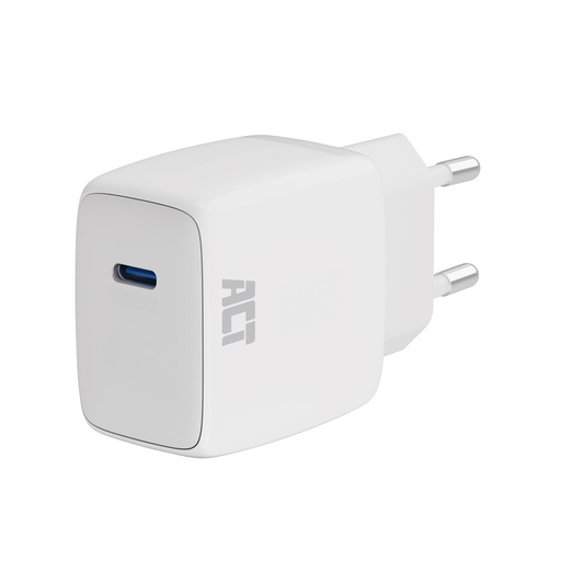 [1431128] Chargeur ACT 35W 1 port USB-C blanc