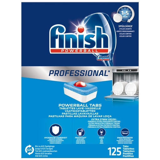 [1429420] Vaatwastabletten Finish Professional Tabs 125 stuks