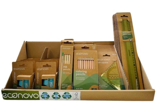 [1430330] Tekenassortiment Econovo assorti display à 86 blisters