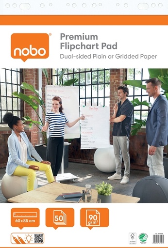 [1429613] Flipover Nobo Premium 60x85cm dubbelzijdig 50vel