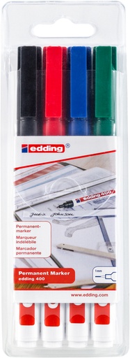 [1432913] Viltstift edding 400 creatief rond 1mm assorti