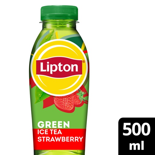 [1430922] Frisdrank Lipton Ice Tea green strawberry petfles 500ml