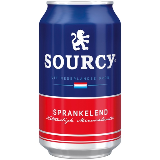 [1429768] Eau pétillante Sourcy canette 330ml