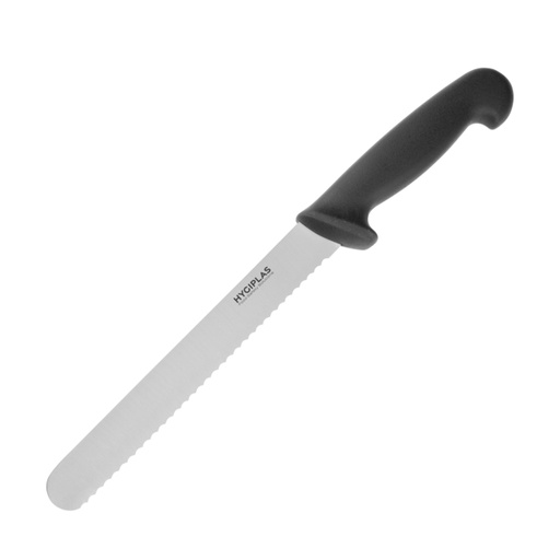 [1434112] Couteau à pain Hygiplas 20,5cm noir