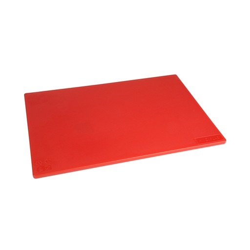 [1434116] Planche à découper Hygiplas LDPE 450x300x10mm rouge