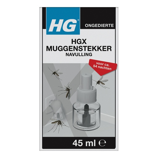 [1434306] Dispositif anti-moustiques HG HGX recharge 45ml