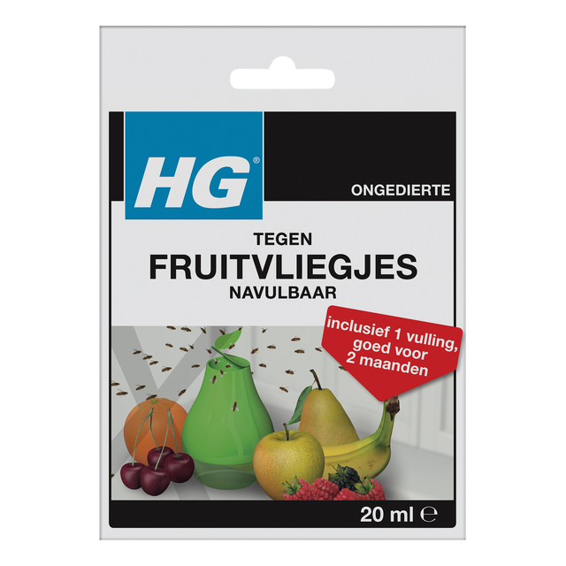 Piège à moucherons fruits HG HGX avec 1 recharge 20ml