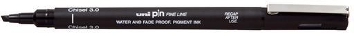 [1433827] Fineliner Uni-Ball Pin biseau 3mm noir