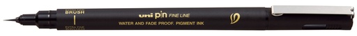 [1433836] Fineliner uni-Ball Pin Brush EF noir