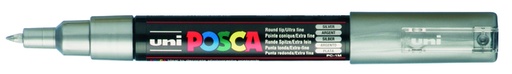[1433780] Paintmarker Uni POSCA PC1MC extra fijn zilver
