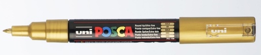 [1433847] Paintmarker Uni POSCA PC1MC extra fijn goud