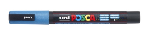 [1433807] Verfstift Posca PC3M fijn glitter lichtblauw