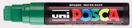 [1433815] Paintmarker Uni POSCA PC17K extra breed rechthoek donkergroen