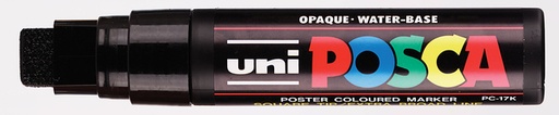 [1433868] Paintmarker Uni POSCA PC17K extra breed rechthoek zwart