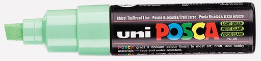 [1433787] Paintmarker Uni POSCA PC8K breed schuin lichtgroen