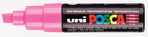 [1433886] Verfstift Posca PC8K breed schuin roze