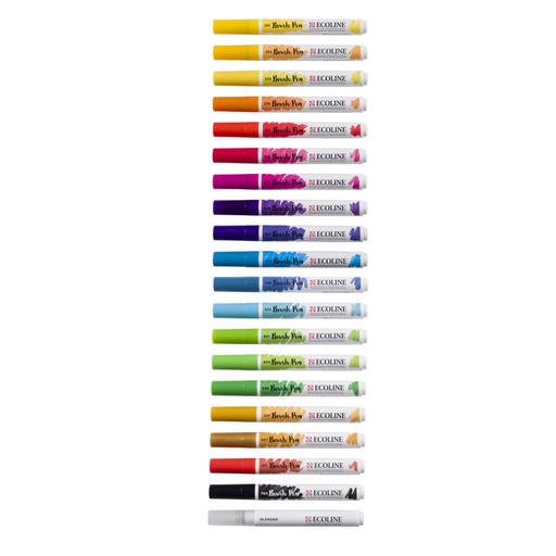 [1434107] Brushpen Talens Ecoline set à 20 stuks landschap