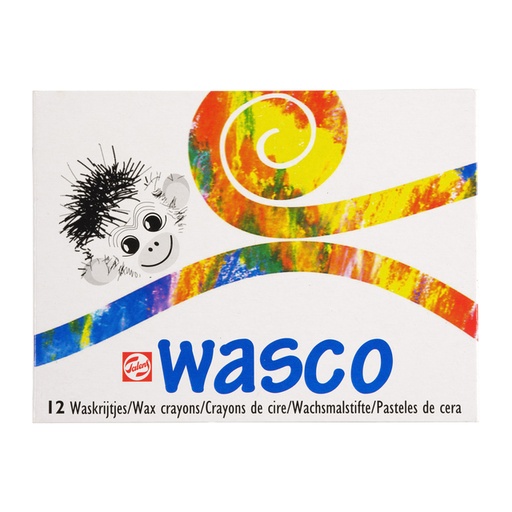 [1434214] Crayon de cire Talens Wasco set 12 couleurs