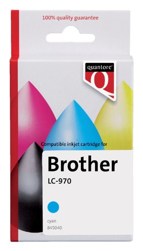 [845040] Cartouche d'encre Quantore Brother LC-970 bleu