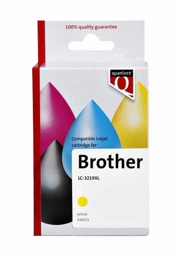 [845072] Cartouche d''encre Quantore alternative pour Brother LC-3219XL jaune