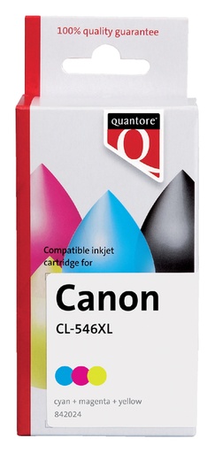 [842024] Cartouche d’encre Quantore alternative pour Canon CL-546XL couleur