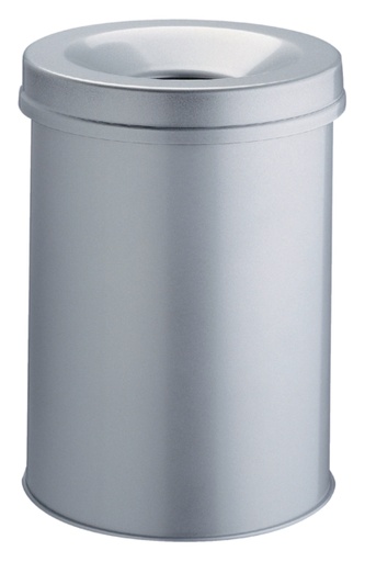 [394796] Corbeille à papier Vepa Bins anti-feu 15L 26cm gris