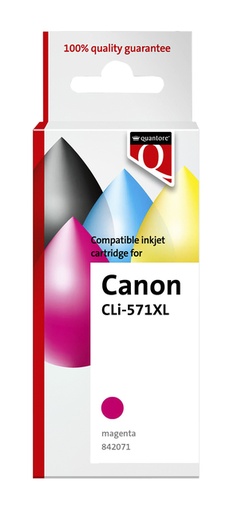 [842071] Inktcartridge Quantore alternatief tbv Canon CLI-571XL rood