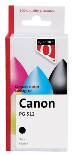 [842057] Cartouche d’encre Quantore alternative pour Canon PG-512 noir