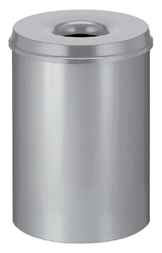 [394560] Corbeille à papier Vepa Bins anti-feu 30L 33,5cm gris