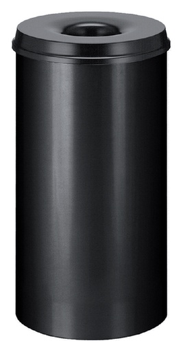 [394799] Corbeille à papier Vepa Bins anti-feu 50L 335mm noir