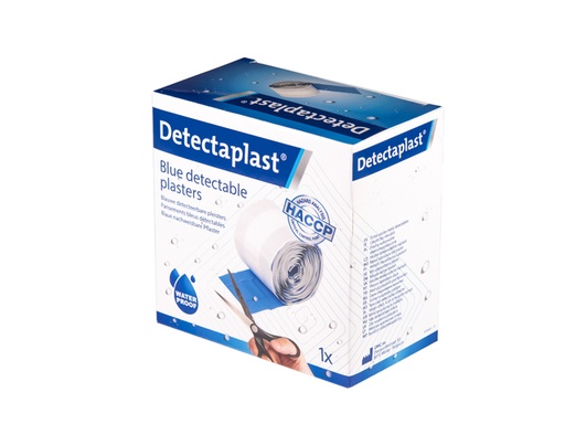 [1433175] Waterafstotende blauwe pleister Detectaplast 6cmx5m