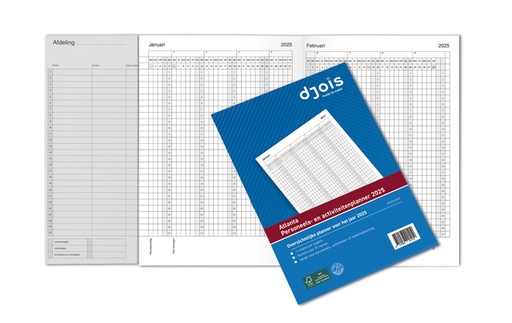 [1433599] Jaarplanner 2025 Djois personeel- en activiteitenplanner