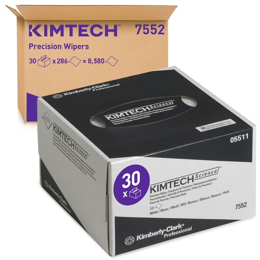 [1434291] Essuyeur de précision Kimtech Science 208x112mm 30x 286 feuilles blanc
